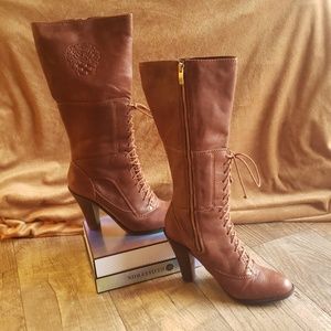 VINCE CAMUTO LEATHER BOOTS